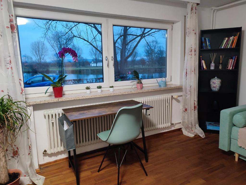 Gemütliche zwei-Zimmer-Wohnung am Regnitzufer