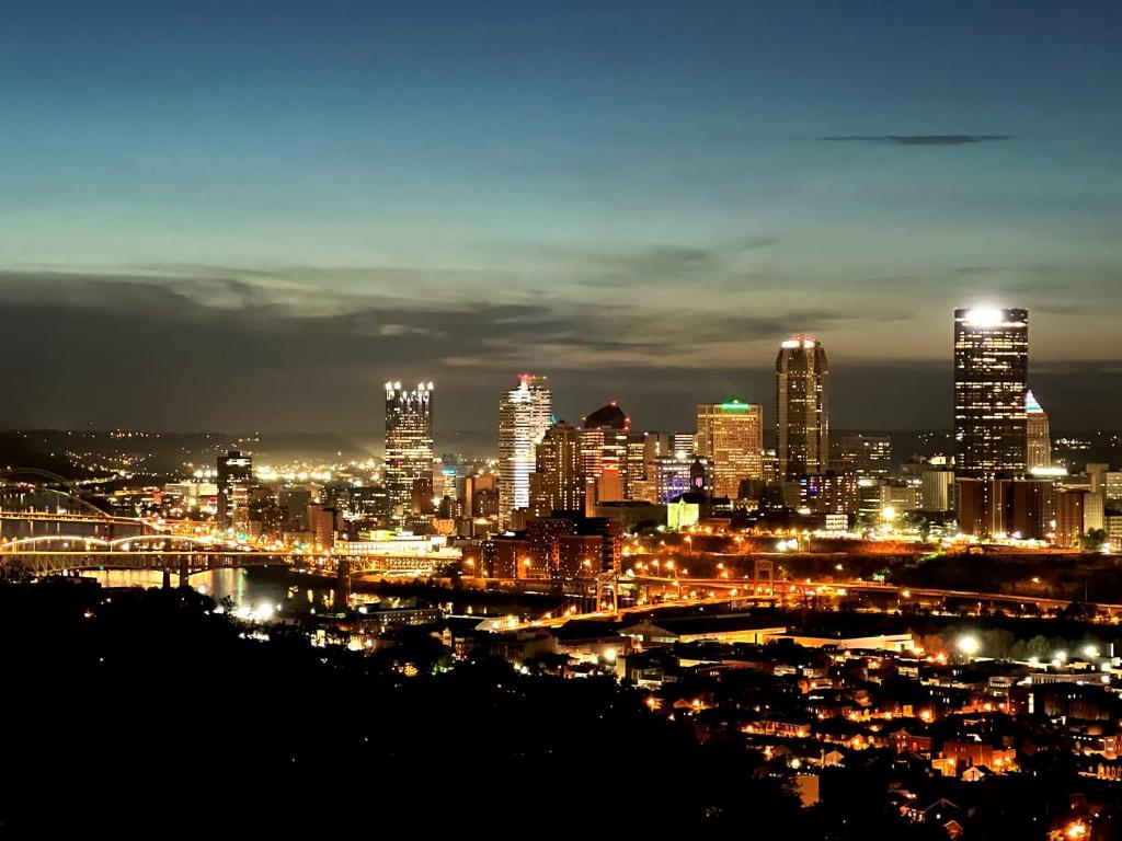 House overlooking City Skyline