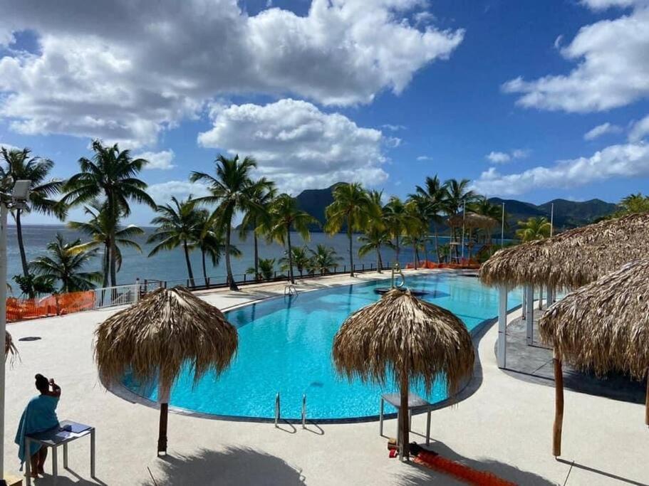 Studio vue mer et rocher du Diamant Antilles