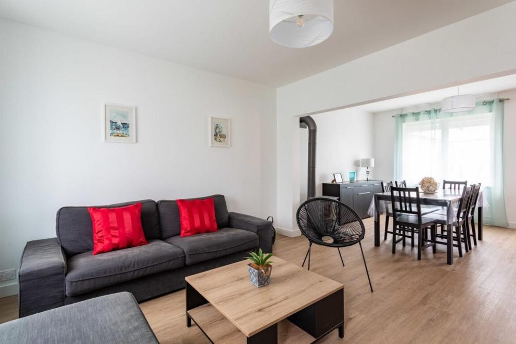 Les Amarres - Maison familiale 3 chambres - Jardin